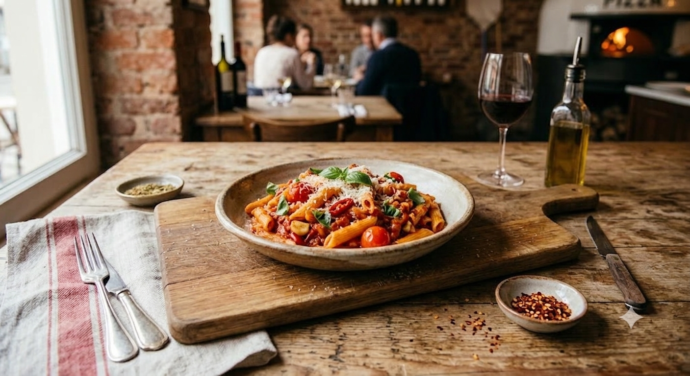 16.penne al arrabbiata 16.penne al arrabbiata
